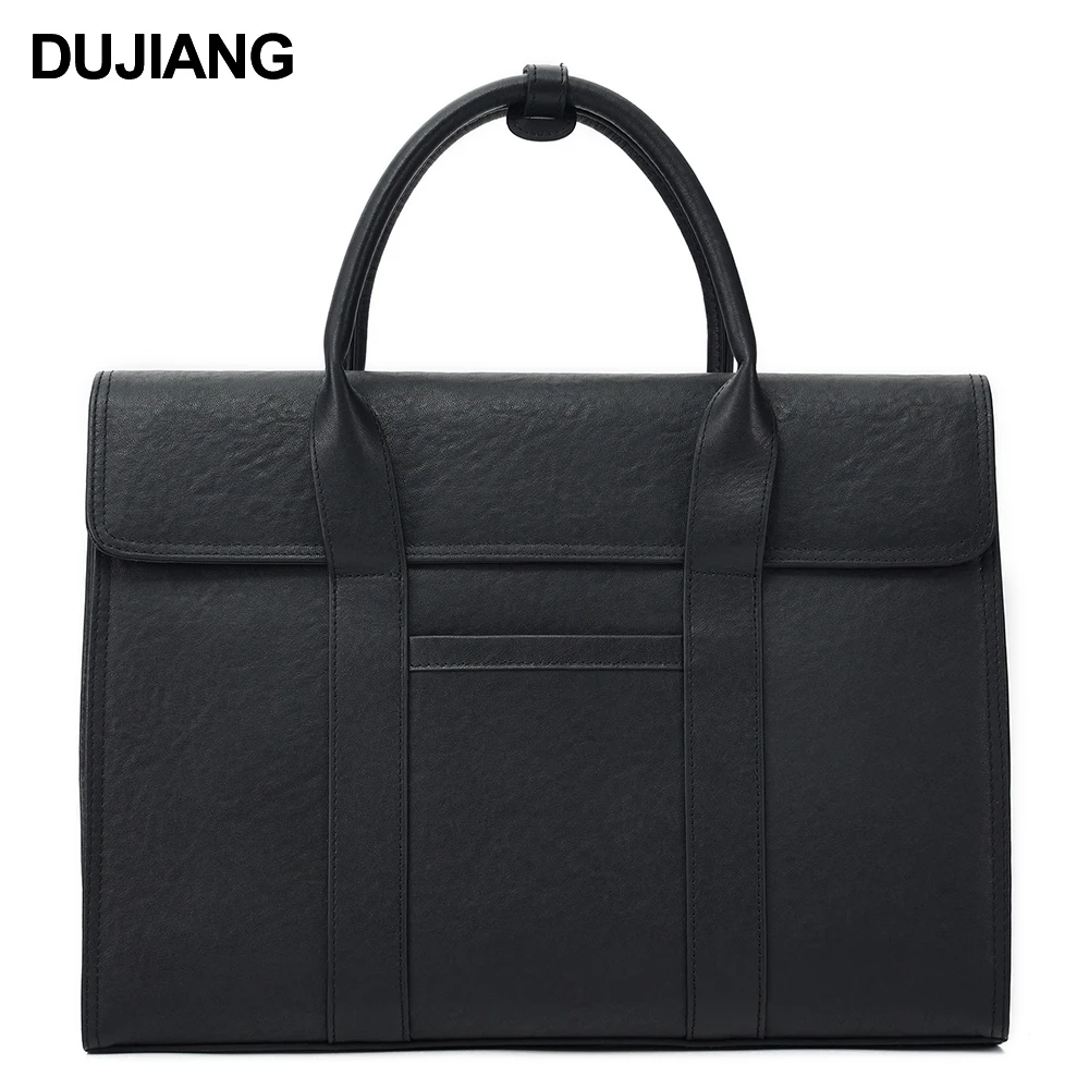 

15.6" Laptops Mens Bags Wholesale 2023 New Styles Cow Leather Handbags Vintage Genuine Leather Business Briefcases Bag