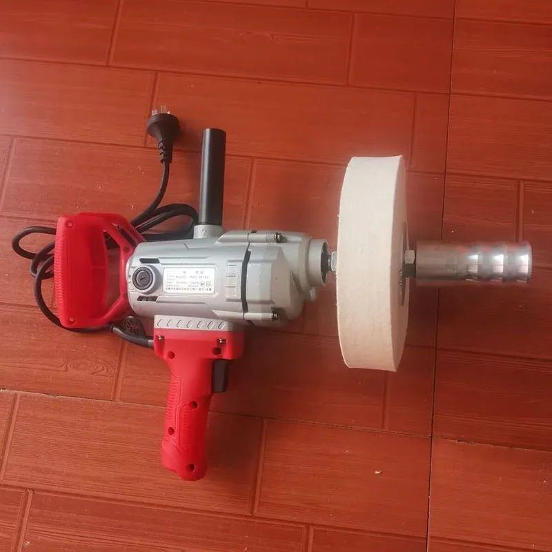 

Device 900W Glass Polishing Machine Supporting Wool Buffing Wheel Polishing Powder For Glass Surface Repair Work