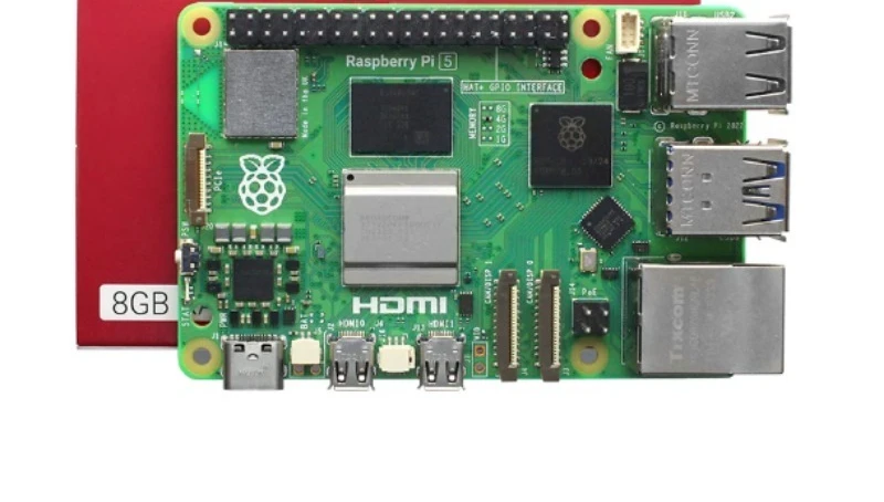 Single Board Computer Raspberry Mini, Pi 5 2GB/4GB/8GB Memory Development Board