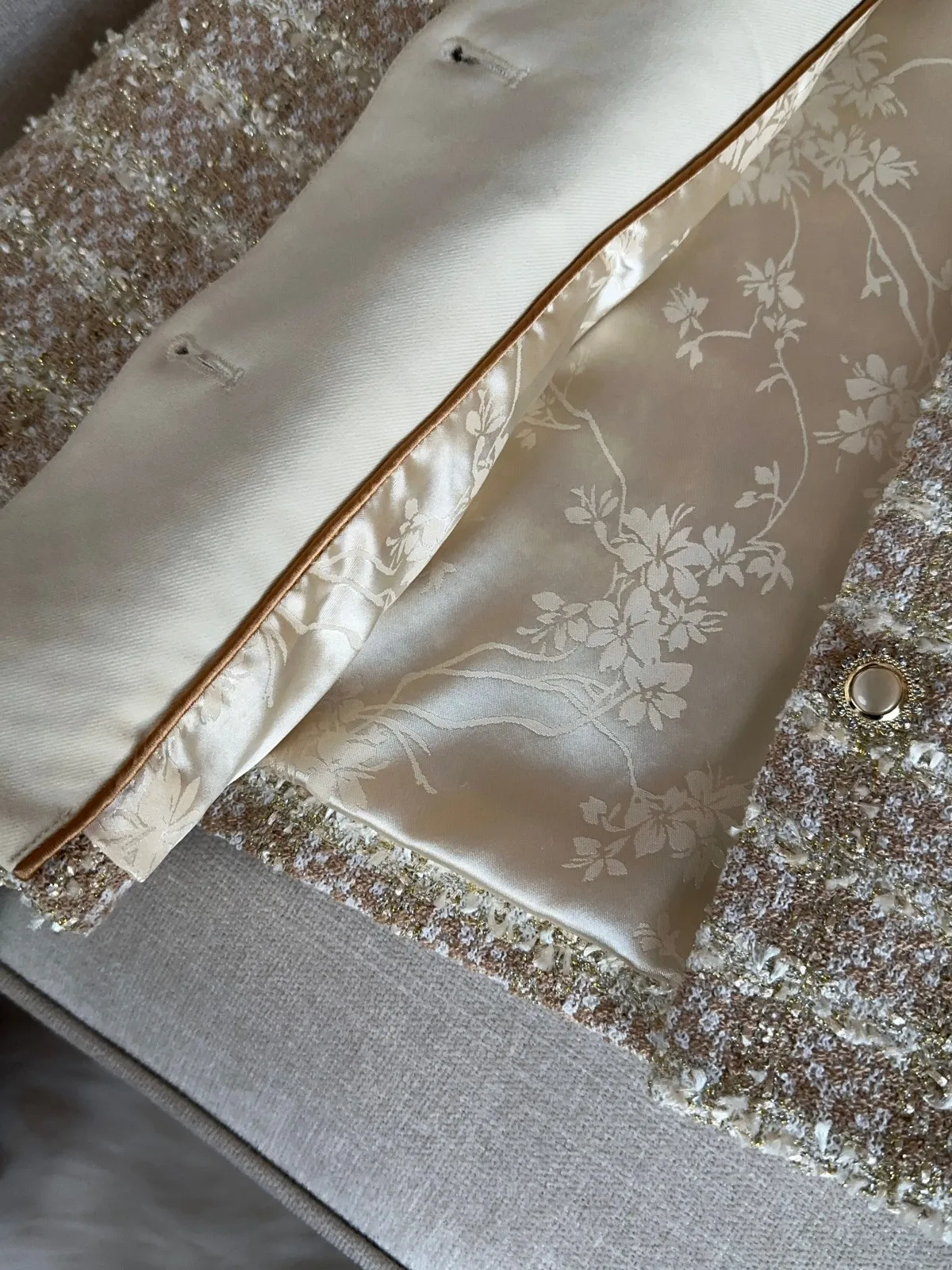 Abrigo de Primavera-Otoño 2024, Estilo Francés, para Mujer, Prenda Superior Elegante, Holgado, Largo, con Cierre de Botones