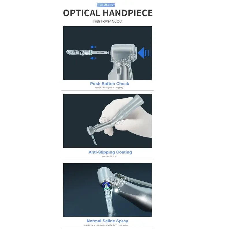 LED Dental Implant Angle 20/1 Reduction Implant Surgery Contra Angle Handpiece Against Angulo Compatible with S-max SG 20