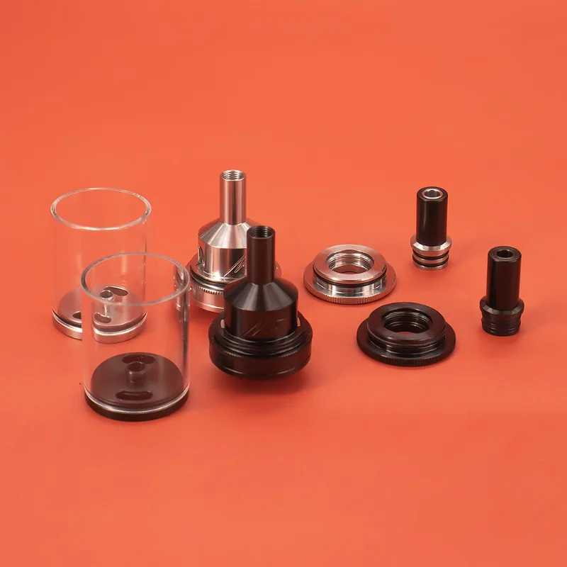 السجائر الإلكترونية Netsu RTA MTL البخاخة خزان قابل لإعادة البناء 316ss 22 مللي متر 5 مللي مع 1/1.2/1.5/1.8/2 مللي دبابيس الهواء لفائف واحدة قلم Vape