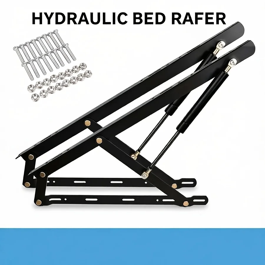 

Механизм подъема кровати с газовой пружиной, грузоподъемность 22 кг/48,5 фунтов, гидравлический комплект для подъема кровати с отсеком для хранения, для дивана-кровати или шкафа, 1,96 фута