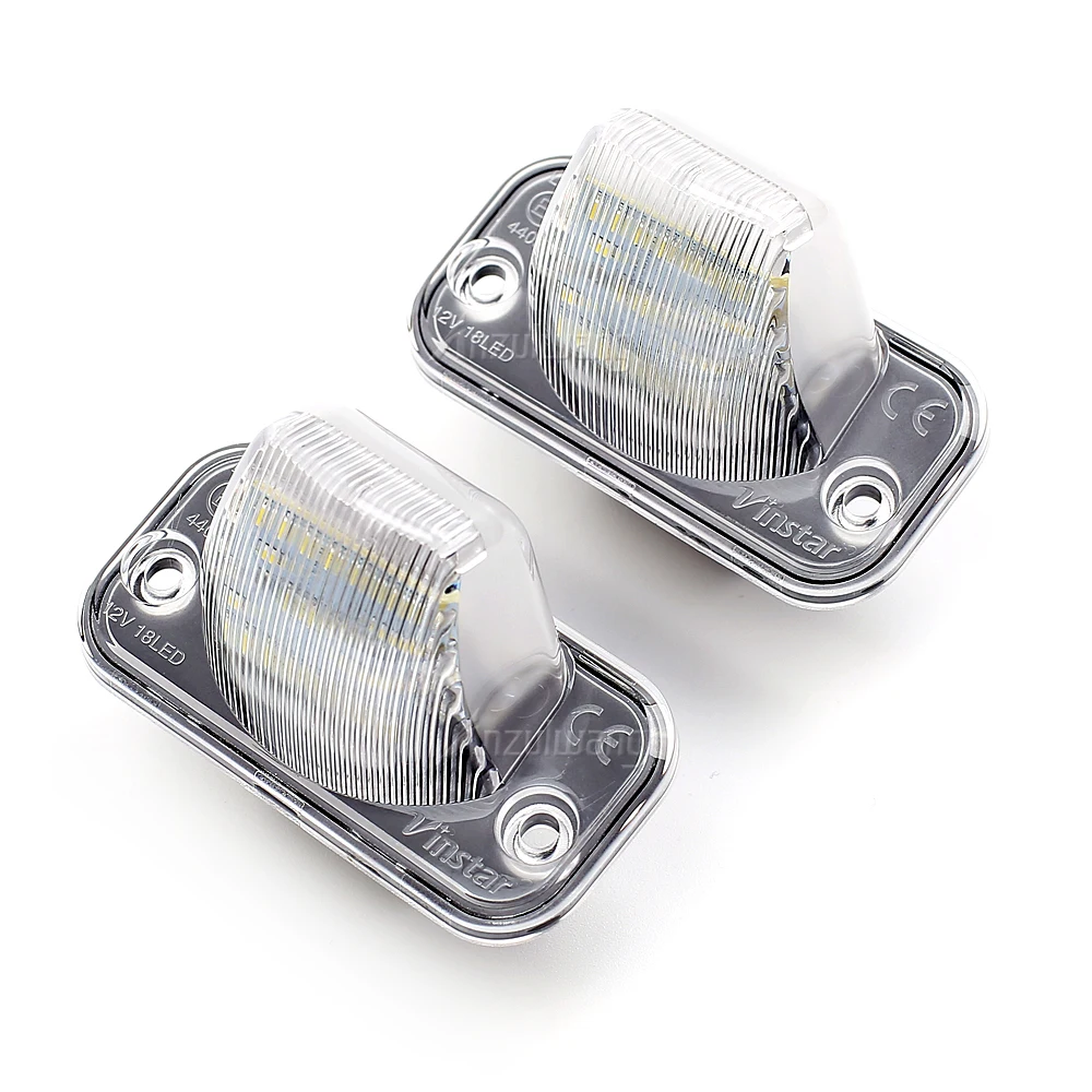 

2 шт. светодиодные фонари номерного знака для VW Campmob (TYP2/TRANSP/LT)CAMP 1991-2003 для VW Touran 2003-UP, лампа с автоматическим номером 12 В