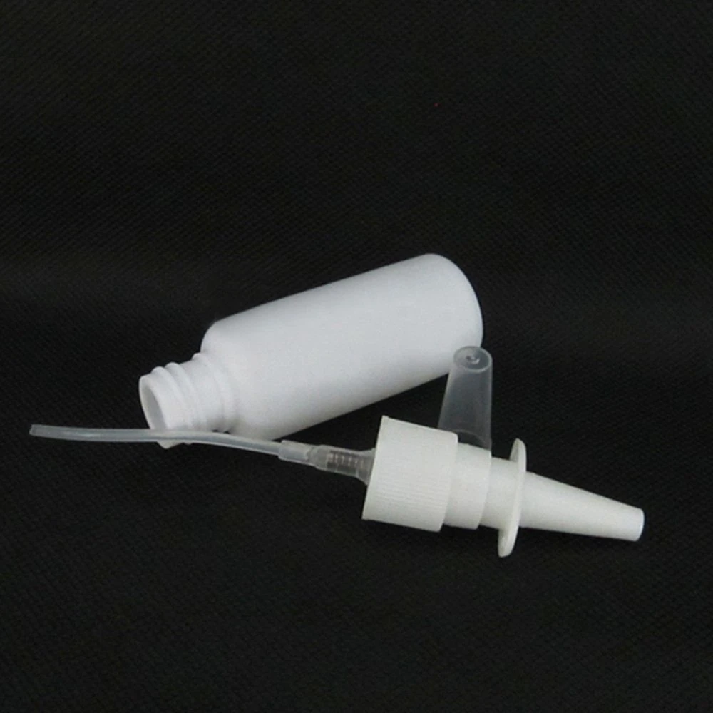 10Pcs 10Ml Bottle Refillable Plastic Mist Nose Nasal Sprayer