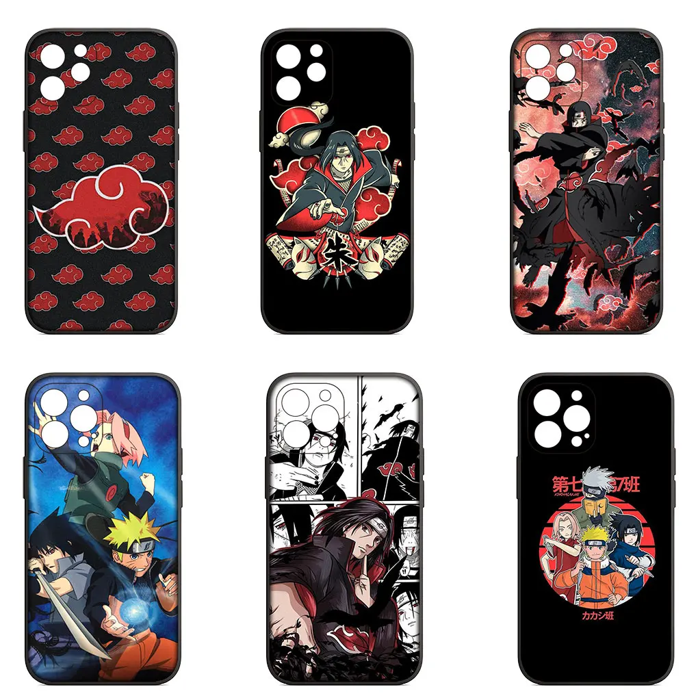 Japan Cartoon Uchihas Itachis Akatsukis Cover Phone Casing for Apple iPhone 16 15 14 13 12 11 Pro Max 6 6s Plus + SE 16+ Case