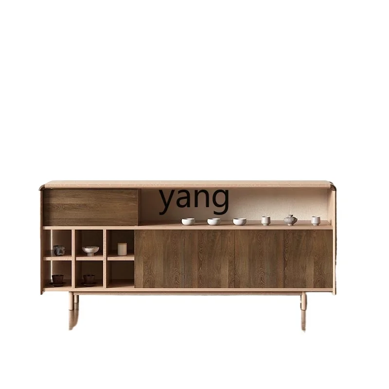 

Lcx side cabinet dining side cabinet solid wood tea tea cabinet