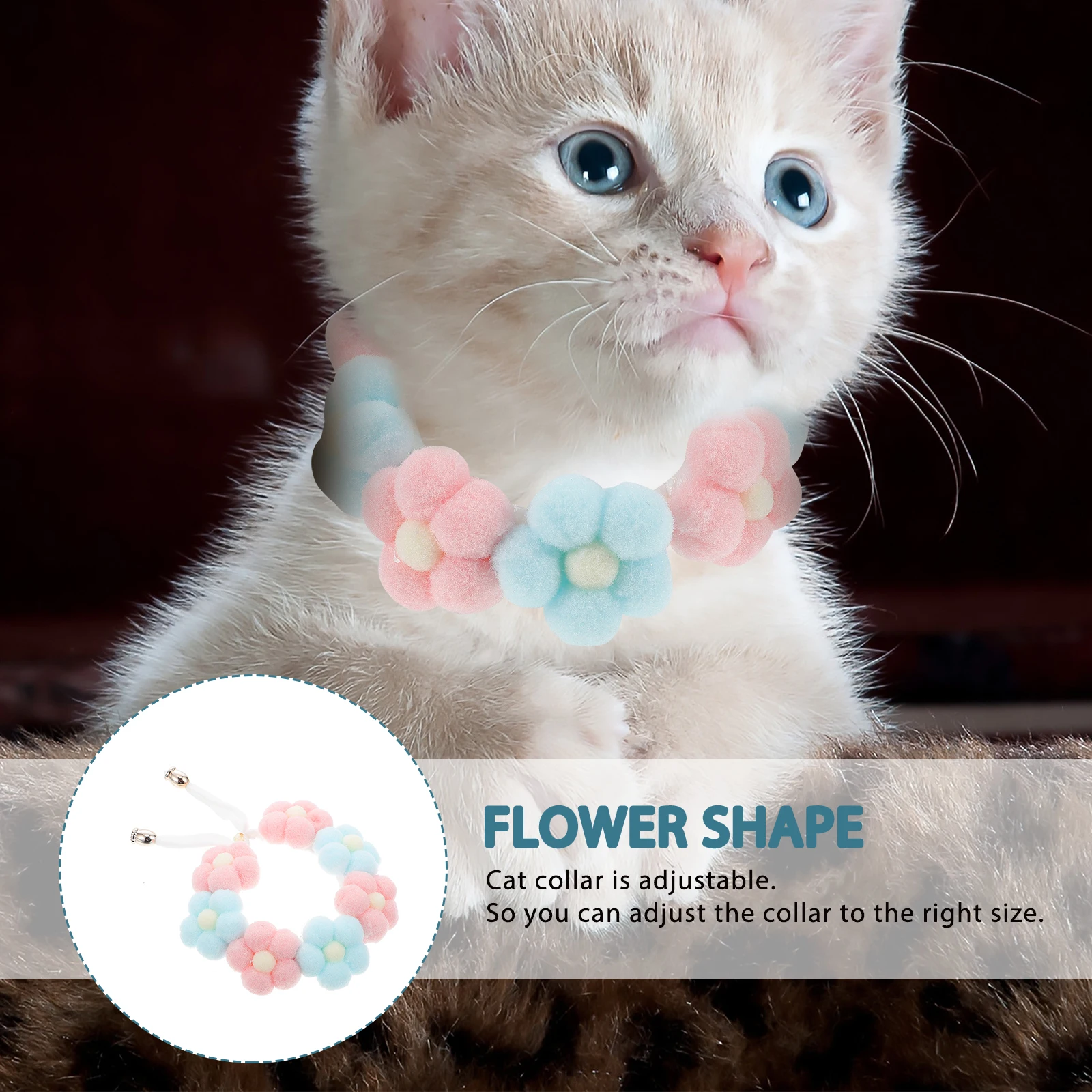 

Pet Collar Dog Knitted Collars Cat Scarf Hairball Neck Ring Costume Accessory Yarn Scarves Adjustable Lightweight Safe Durable