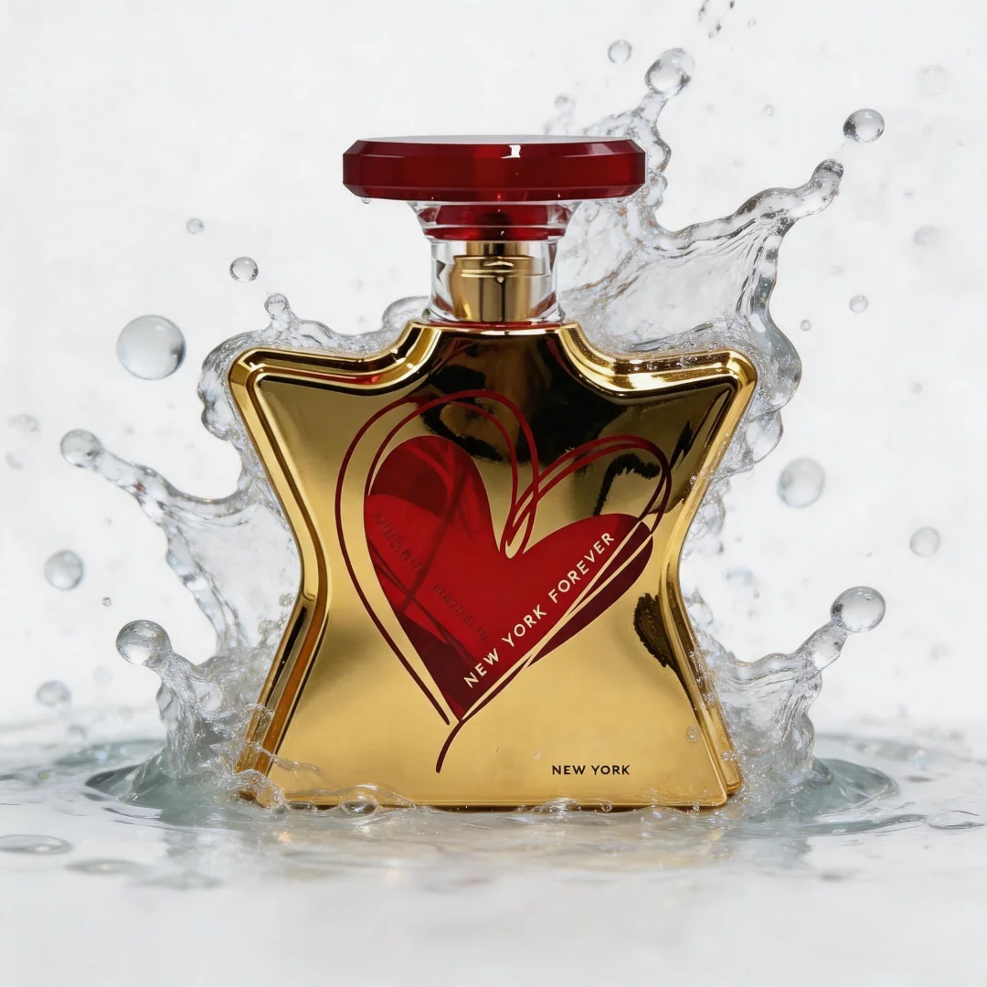 100 ml Unisex-Parfüm mit Amber-Vanille-Patschuli-Noten, Eau de Parfum Spray, New York & Forever