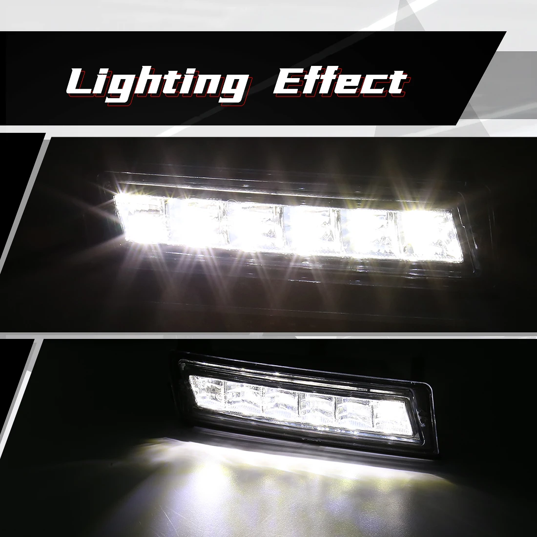 1649060251 1649060151 DRL For Mercedes Benz W164 X164 X204 ML350 ML450 GL450 GLK350 2009 - 2013 LED Daytime Running Lights view 3