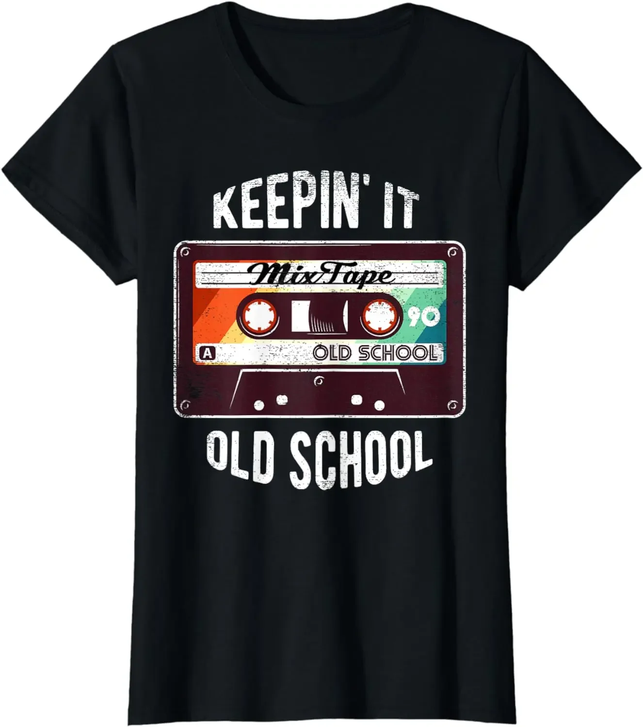 Retro Style Tshirts Old School Hip Hop 80s 90s Mixtape Graphic T Shirt Lovers Gift Unisex Style Shirts for Women Clothing