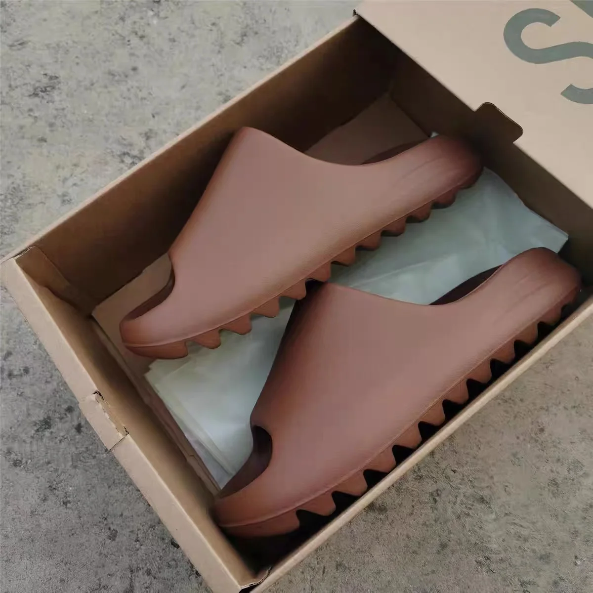 Yeezy rutscht Wolken Damen Sandalen Herren Hausschuhe weichen dicken Boden Innen-und Außen höhe zunehmende Schuhe Paar 36-50