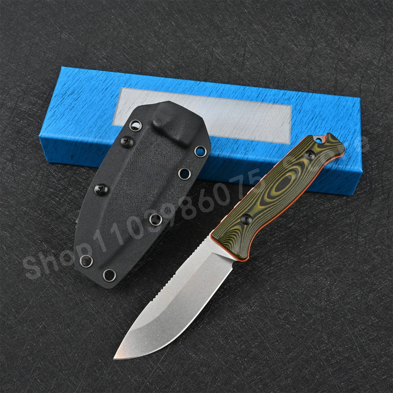 

BM седло Mountain 15002 G10 ручка прямой нож с лезвием 9Cr13Mov уличный портативный тактический нож для кемпинга мужские подарки