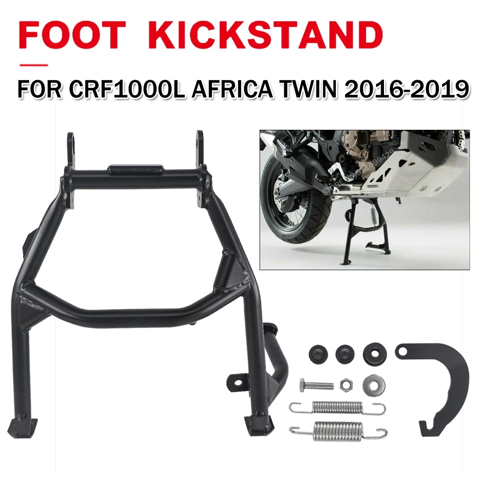 

For Honda CRF1000L Africa Twin 2016-2019 Motorcycle KickStand Center Parking Stand Middle Firm Support Holder Central Bracket