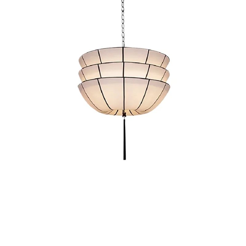 

Japanese Restaurant Chandelier 2 Catering Hotel Hot Pot Restaurant Box Hotel Homestay Design Fabric Lighting