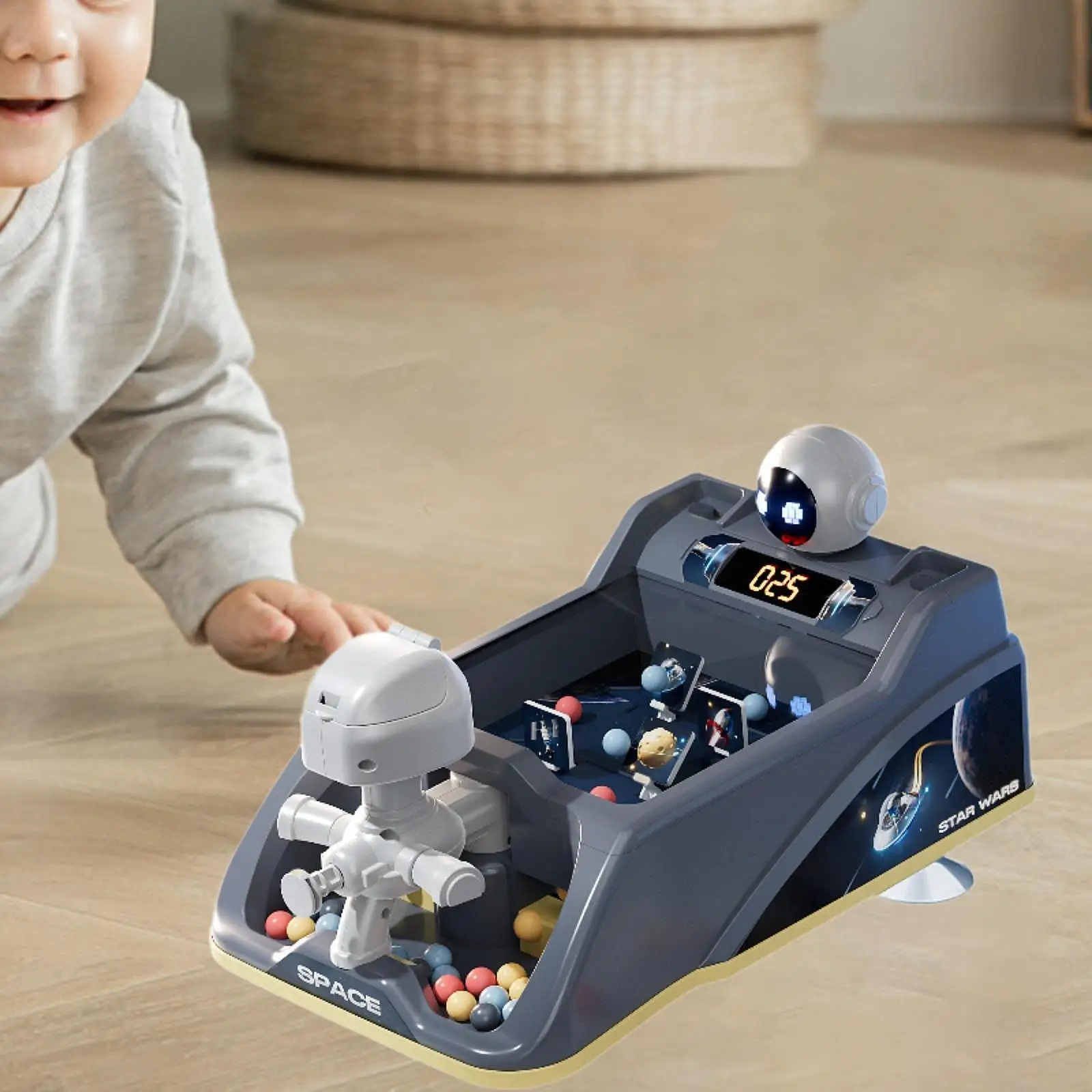 Juego de Pinball para niños, juego de mesa multifunción, regalos de cumpleaños, juego interactivo portátil, rompecabezas educativo, desafío para niños