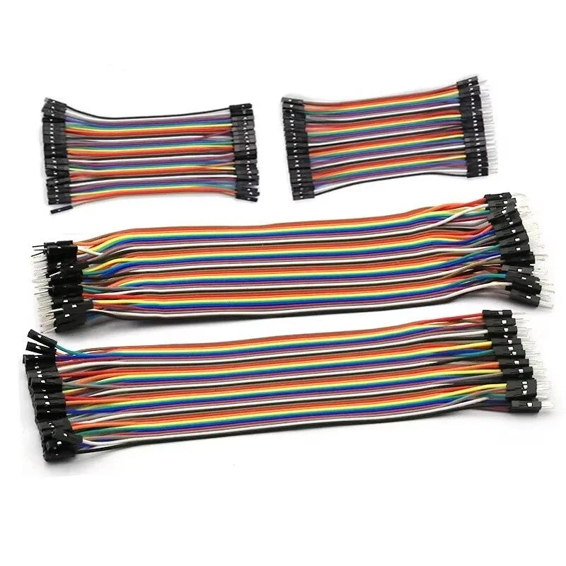 Jumper Wire 40PCS DuPont Line DuPont Cable Connection Male To Male+female To Female and Male To Female for Arduino DIY KIT