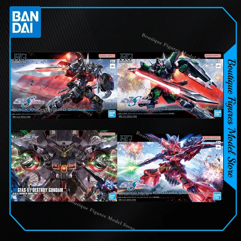

Bandai Original HG BLACK KINGHT SQUAD GFAS-X1 DESTROY GELGOOG GUNDAM Фигурка аниме в сборе Коллекция моделей Подарок Детская игрушка