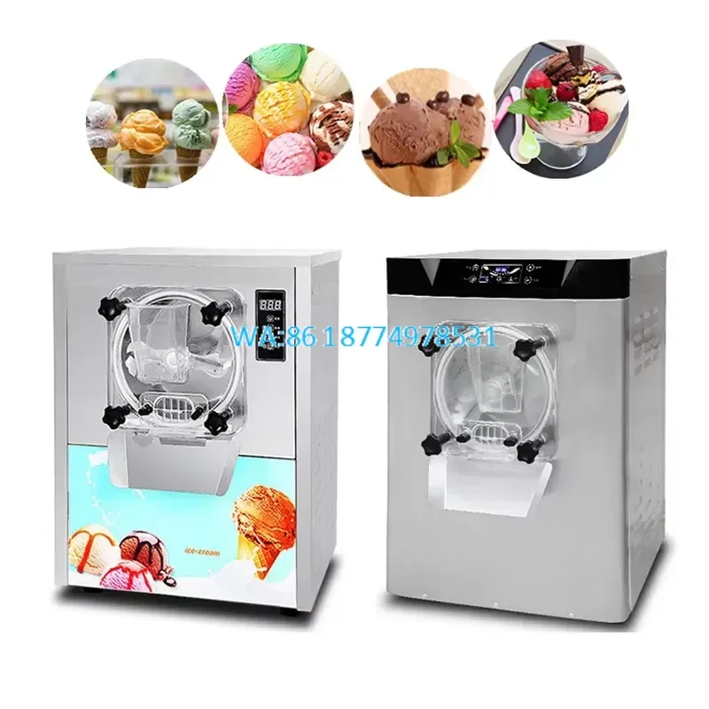 Wmwmnu Table Top Italian Gelato Hard Ice Cream Maker Batch Freezer
