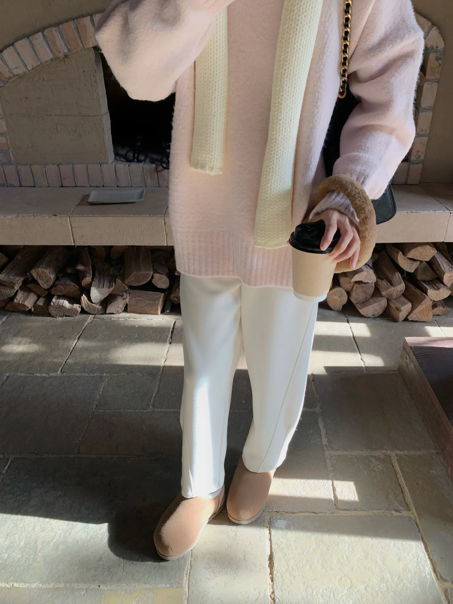 

Fretaro зимние брюки из ацетатной шерсти с воздушными шарами, женские повседневные брюки с боковым вырезом, зимние Thiened из полиэфирного волокна