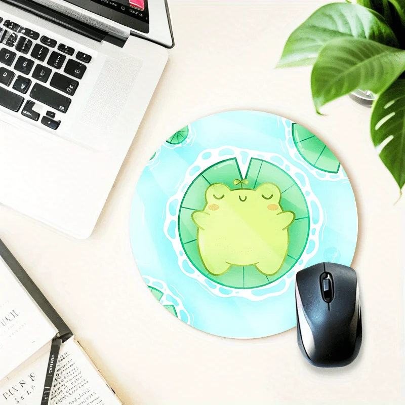 Frog Prince Desk Mat Small size Colorful Gaming Keyboard Rug Laptop Cool Anime Mouse Pad  Gamer  Mousepad Household Office work