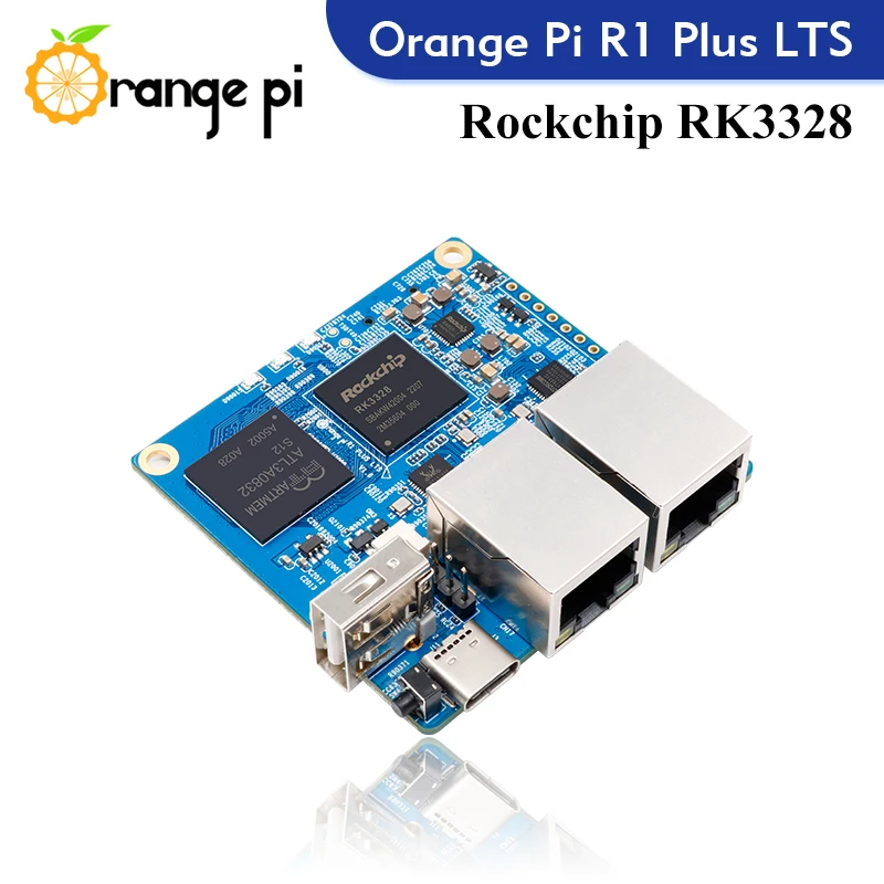 Orange Pi R1 Plus LTS 1 GB RAM Rockchip RK3328 Single Board Computer Run Android 9 Ubuntu Debian OS Entwicklungsboard