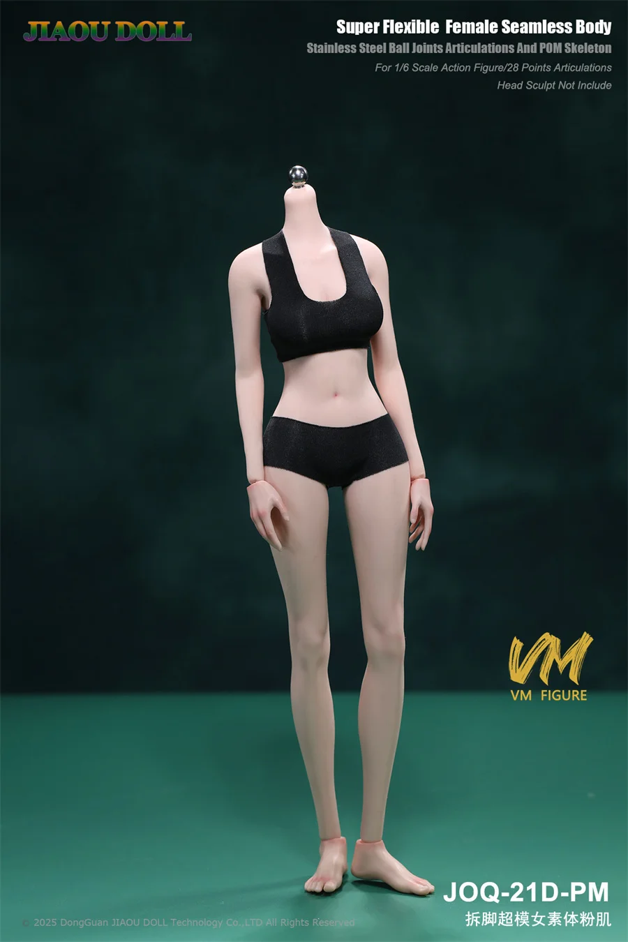 JIAOU POP JOQ-21D 1/6 Supermodel Lange Benen Meisje Afneembare Voet Naadloze Vrouwelijke Lichaam Zonder Hoofd 12 "Action Figure poppen Speelgoed
