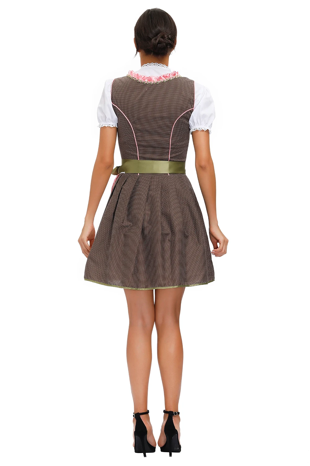 Oktoberfest Dirndl Jurk Kostuum Parade Taverne Bier Meid Taverne Wench Serveerster Carnavalsfeest Halloween Cosplay Outfit