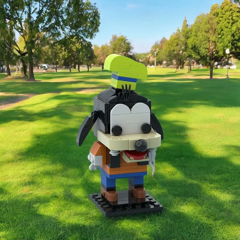 

160 шт. диски классические Goofyses модель персонажа из мультфильма Moc DIY образование Brickheadz строительные блоки анимационные товары игрушка
