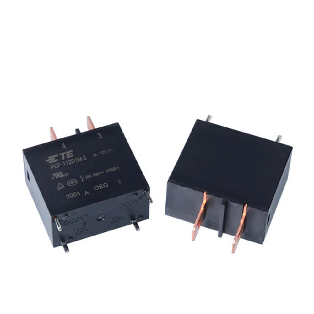 2PCS/LOT 100%New Power relay PCF-112D1M-2  12VDC    PCF-124D1M-2  24VDC  PCF 112D1M-2  20A 250VAC  4PIN   1 group normally open