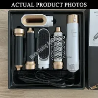 5 in 1 Hair Dryer Hot Comb Set Professional Curling Iron Hair Straightener Styling Tool For Professional Hair Dryer Household