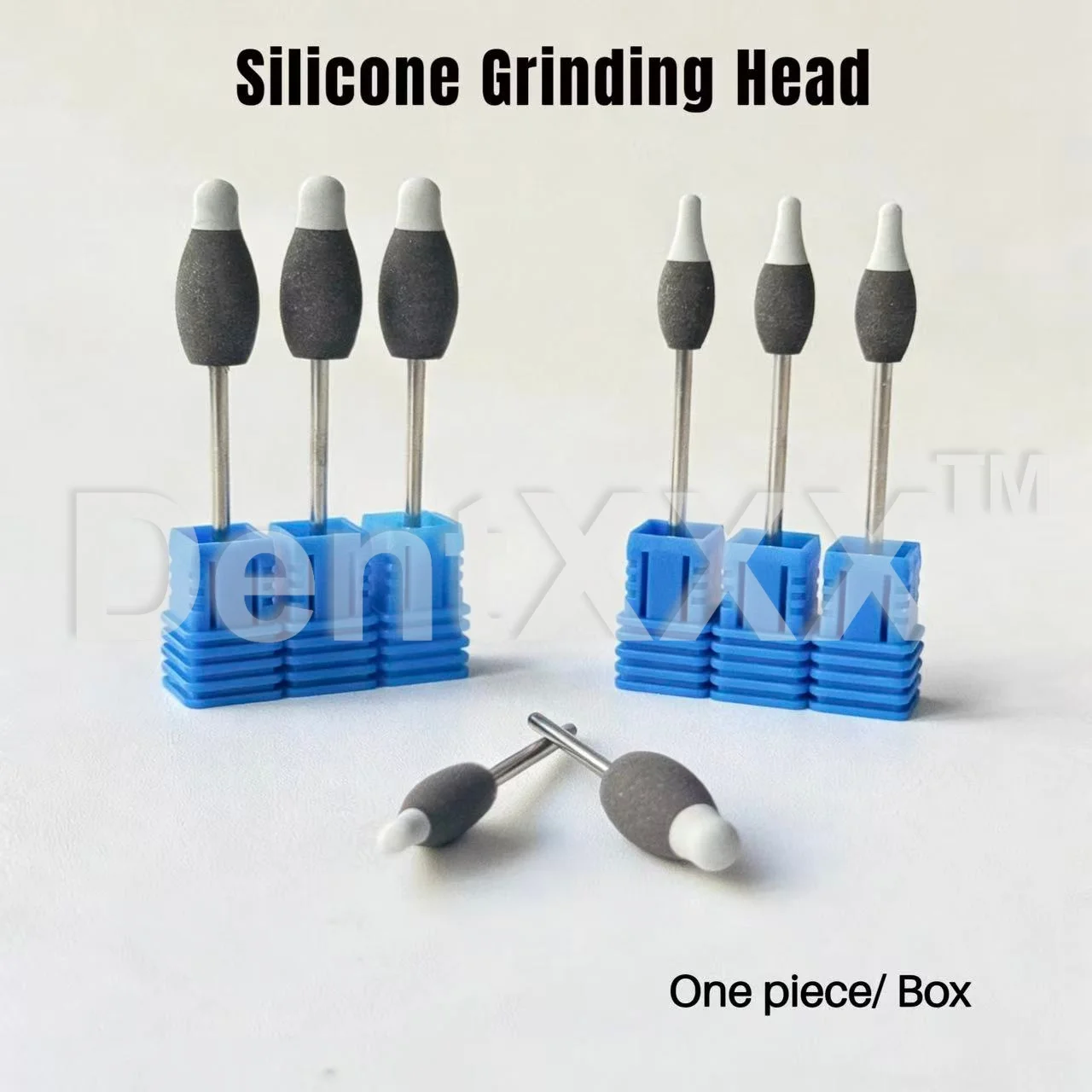 

Двухслойная силиконовая шлифовальная головка с насадками двойного размера, 1 шт./упак., гибкий инструмент для полировки без царапин, для финишной обработки и полировки