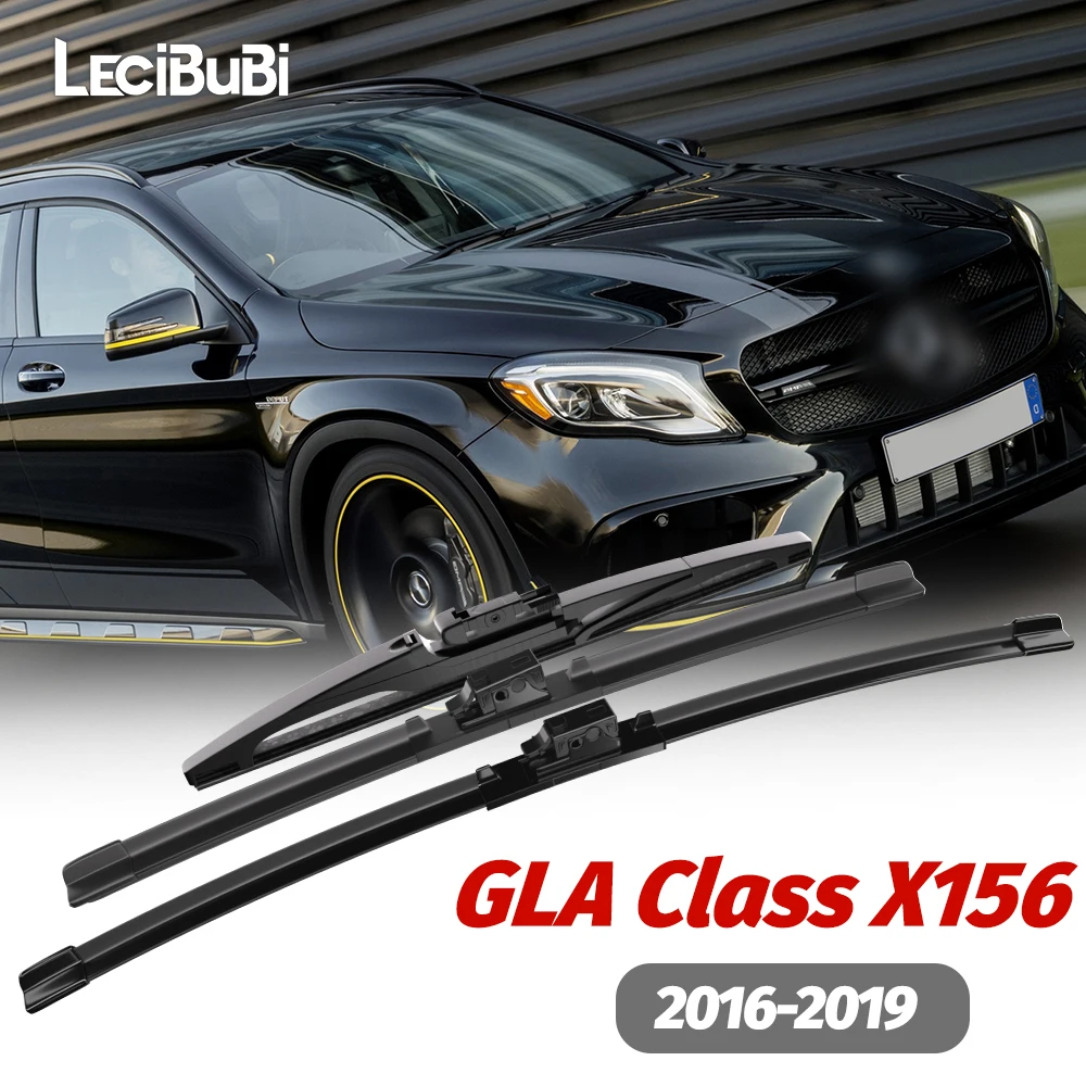

1set Front & Rear Windshield Wiper Blades Windscreen Wipers For Mercedes Benz GLA Class X156 2016-2019 2017 2018 Accessories