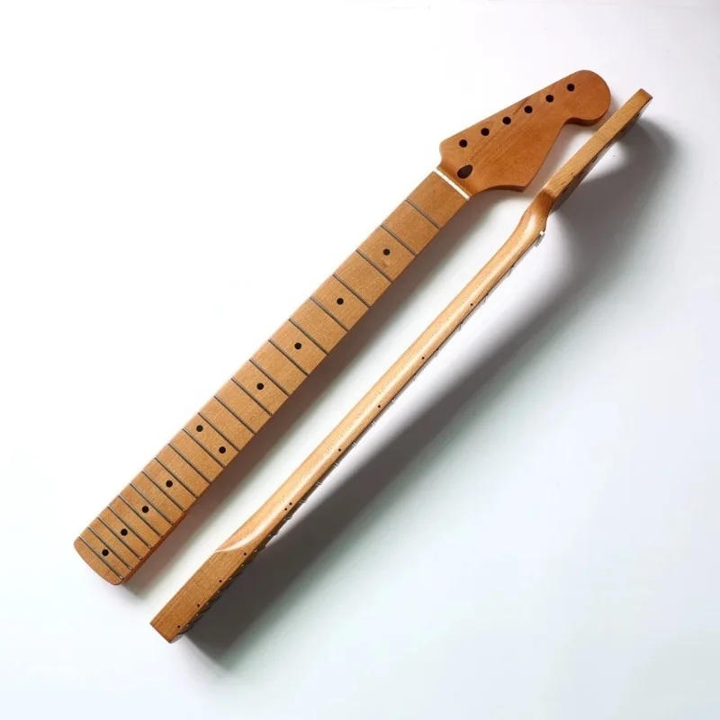 Electric Guitar Replacement Neck, One‑Piece Maple, 21 Stainless Steel Frets Vintage Rear‑Adjust Design