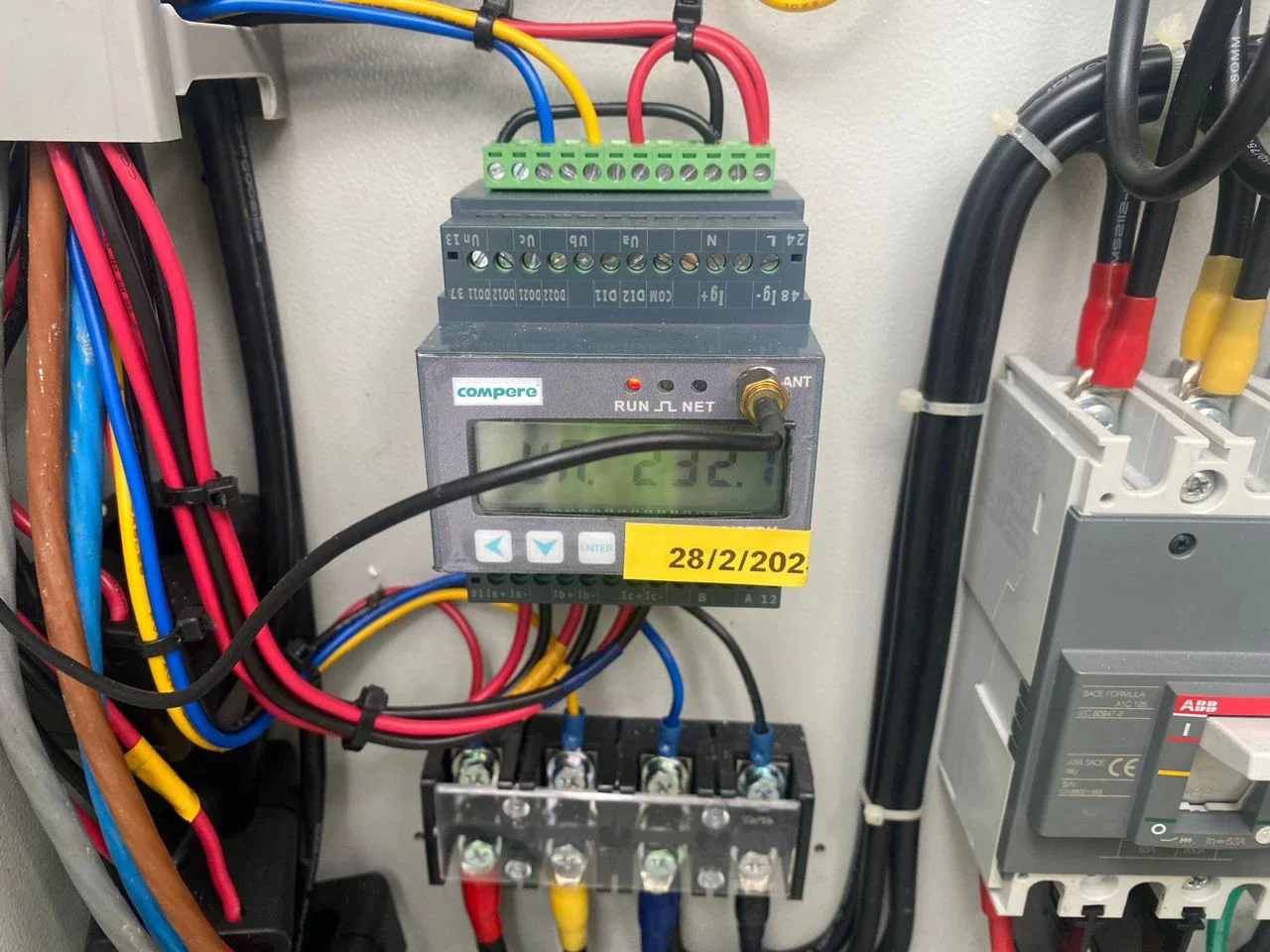 Power Qualität Analysator Drei Phase MQTT DIN Schiene Power Meter WIFI Smart Energy Meter Microgrid Energie Moni tor Solar Meter