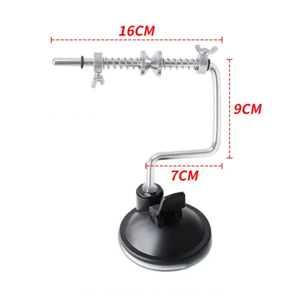 Aluminum Alloy Fishing Line Winder Silver Reusable Fishing Reel Winding Spooler Fishing Wire Winding Device Fishing Supplies