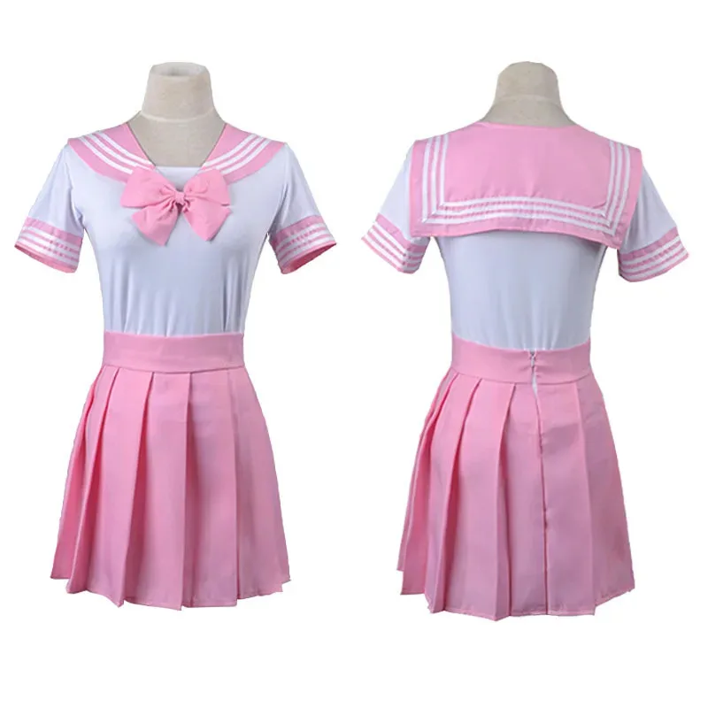 

COSda@Sailor Moon Cosplay Costumes Mars JK Sailor Suit Shirt Tie Skirt Set School Girl Uniform Woman Dress Skirts Sailor Moon Co