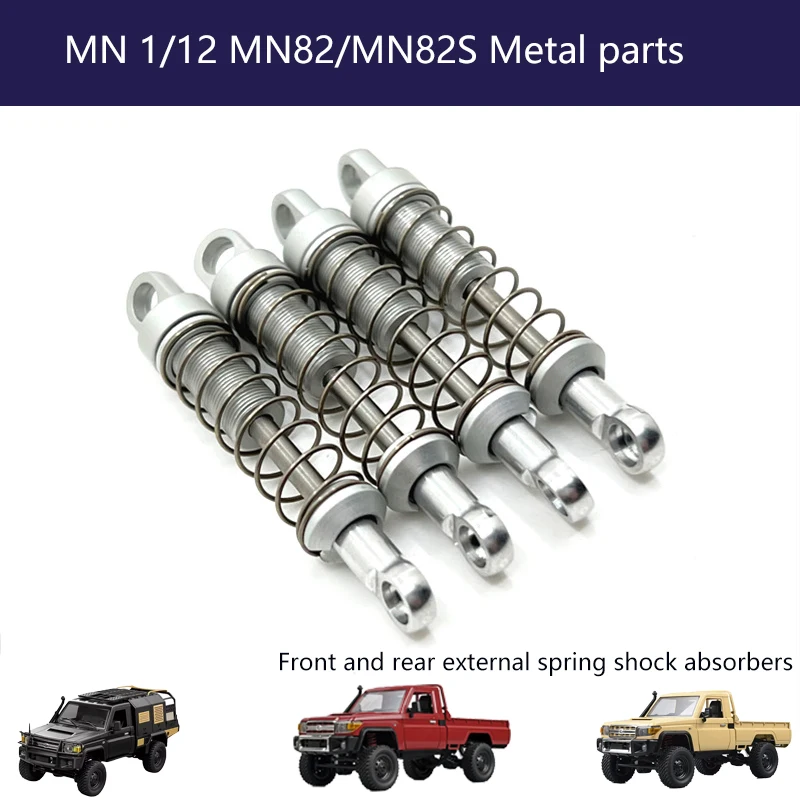 1/12 MN82 LC79 MN82S MN82PR0 RC Car  Front and Rear Axle Remote Control Accessories Drive Shaft Shock Absorber RC Upgrade Parts