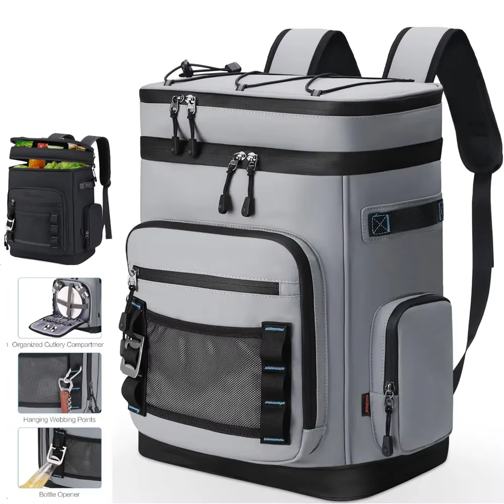 30l à prova dwaterproof água isolado mochila térmica para homens mulheres à prova de vazamento refrigerador para acampamento praia pesca piquenique saco de viagem