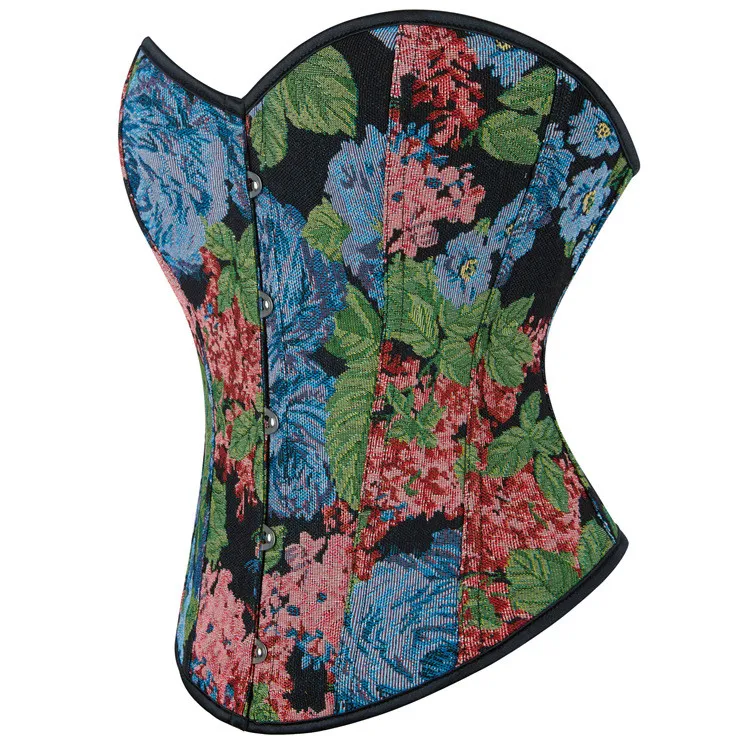 Women Gothic Strapless Underbust Corset Waist Trainer Slimming Bustiers Lingerie Shapewear Bones Basques Body Shaper