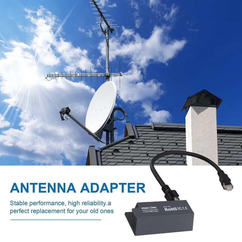 Adaptateur d'antenne CB2 pour StarexhausV2 DISHY, câble de conversion et connexion, RJ45, 12V, 24V