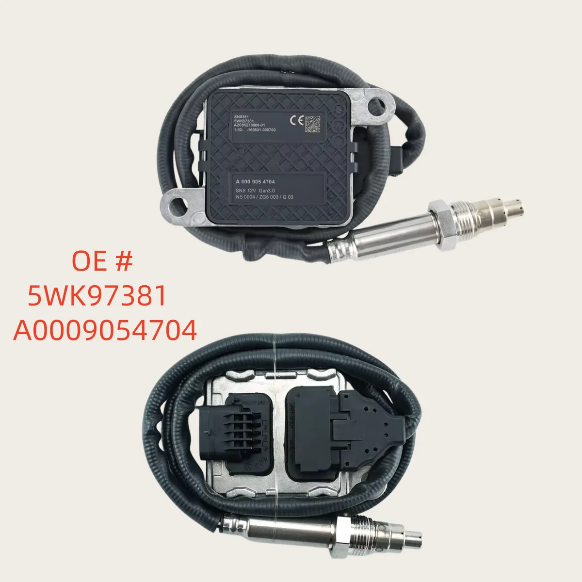 High quality New 5WK97381  A0009054704  Nitrogen Oxide Nox Sensor for Mercedes Benz E-Class W213 W238 CLS W257 S-Class W222