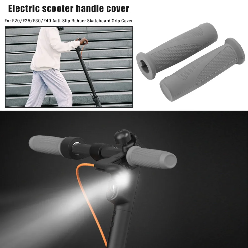 Anti-slip Rubber Handle Cover for Ninebot F20 F30 F40 F25 Electric Scooter Accessories Left Right Handlebar Gloves Replacement