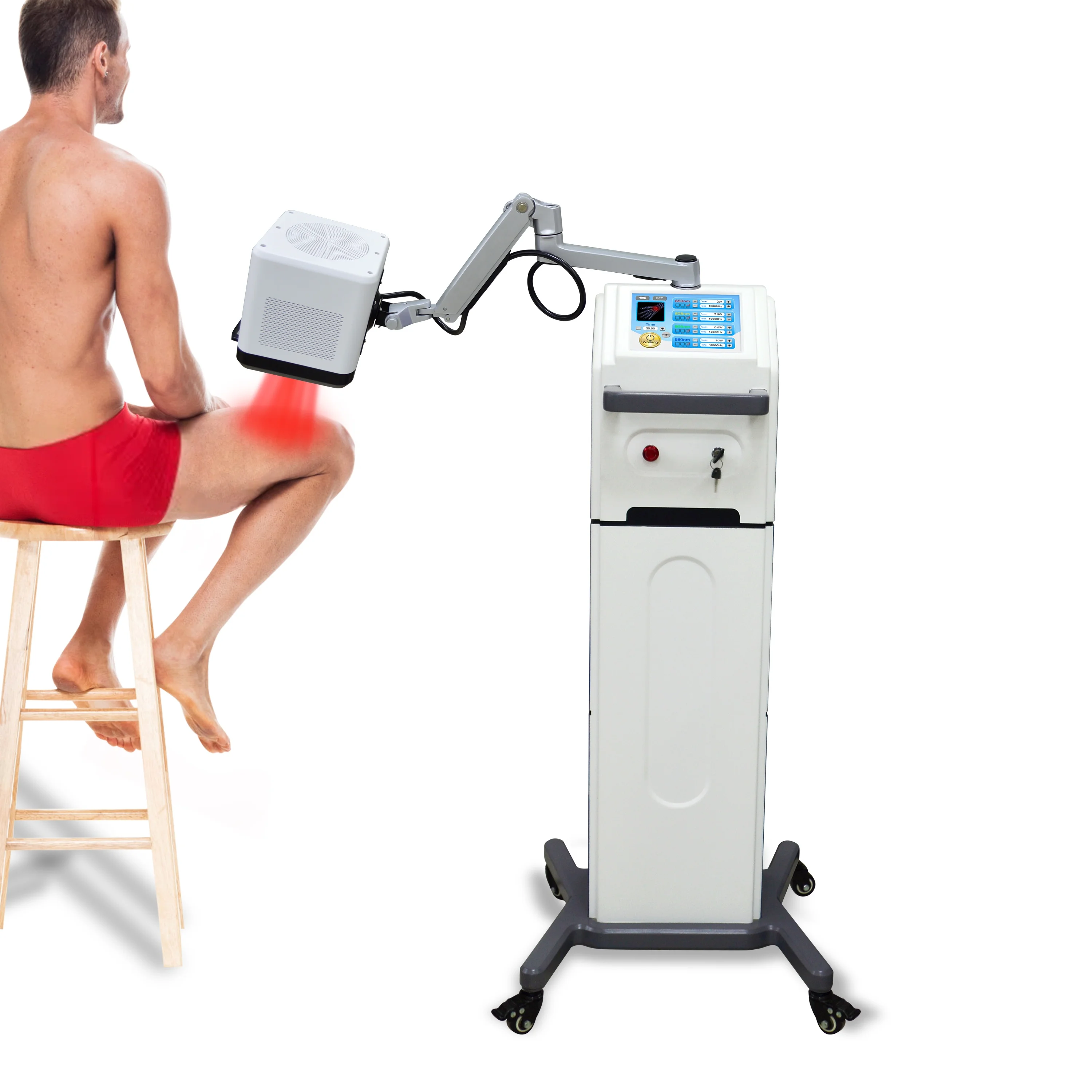 2026 Phototherapy 650nm Rotlicht Class 4  Red Light Blue Light Therapie Bulb Pferd Therapy Lazer for Arthritis and Sciatica