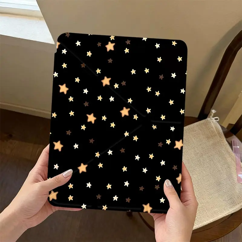 Shockproof 3+Y Fold Tablet Cover For iPad 10.2 7/8/9 4/5th 10.9 10th iPad A16 2025 11th Air11/13 IPad Mini6 8.3 Air3 10.5 Pro11