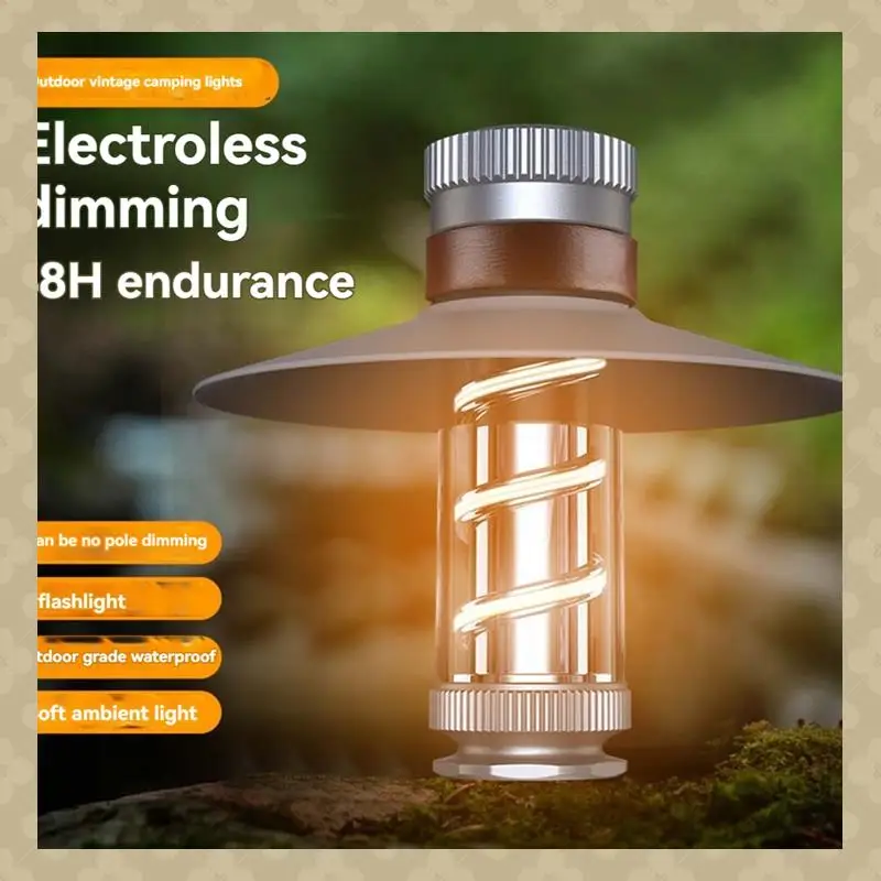 AB45 2000Mah Camping Lantern Forreplacement Camping Lamp 4 Lighting Modes Led Flashlight Emergency Lamp Camping Tools