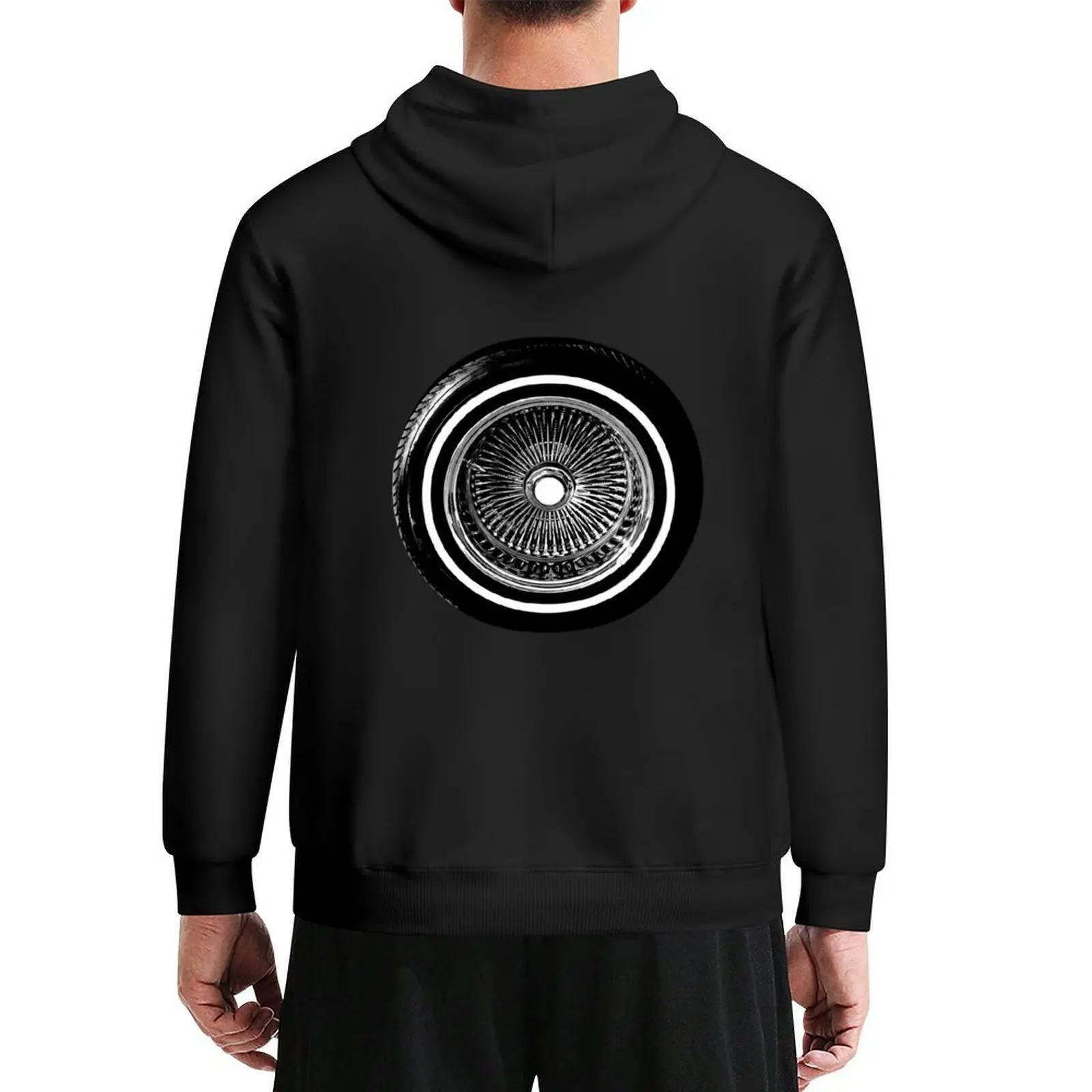 

Lowrider Chrome Rims Wire Wheel Hydraulics Hoodie mens designer clothes mens clothes men clothing mens hoodie