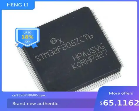 100% NEWHigh quality products STM32F205ZCT6 STM32F205ZC LQFP44 STM32F205ZCT6TR MCU