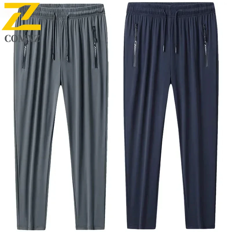 Plus Größe 7XL 8XL männer Hosen Sommer Wandern Reise Hosen Atmungsaktive Athletische Angeln Jogger Gym Sport Jersey Jogginghose