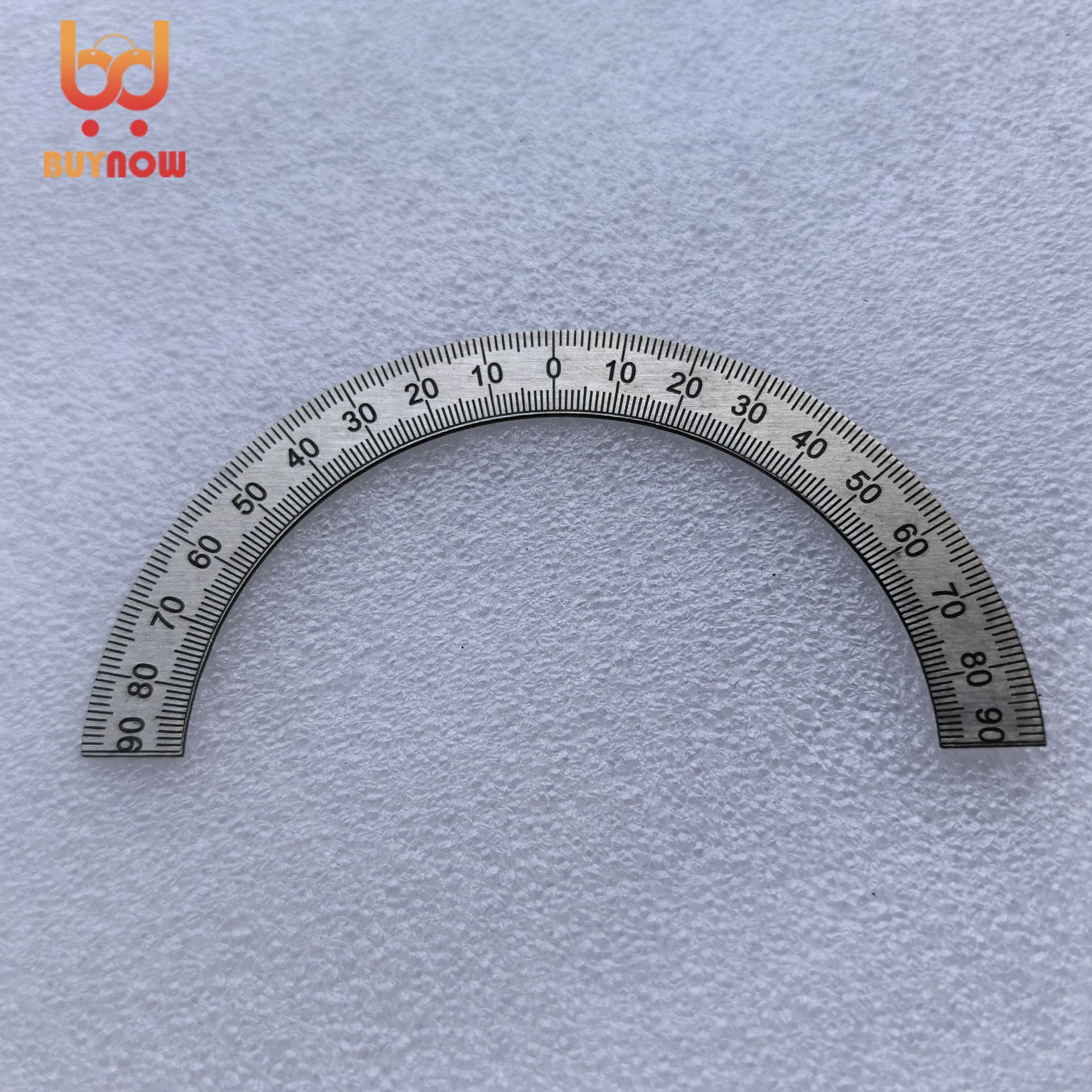 

Диаметр 95 мм, толщина 1 мм, полукруглая шкала, полукруглая шкала, угловая пластина из нержавеющей стали, полукруглая угловая линейка